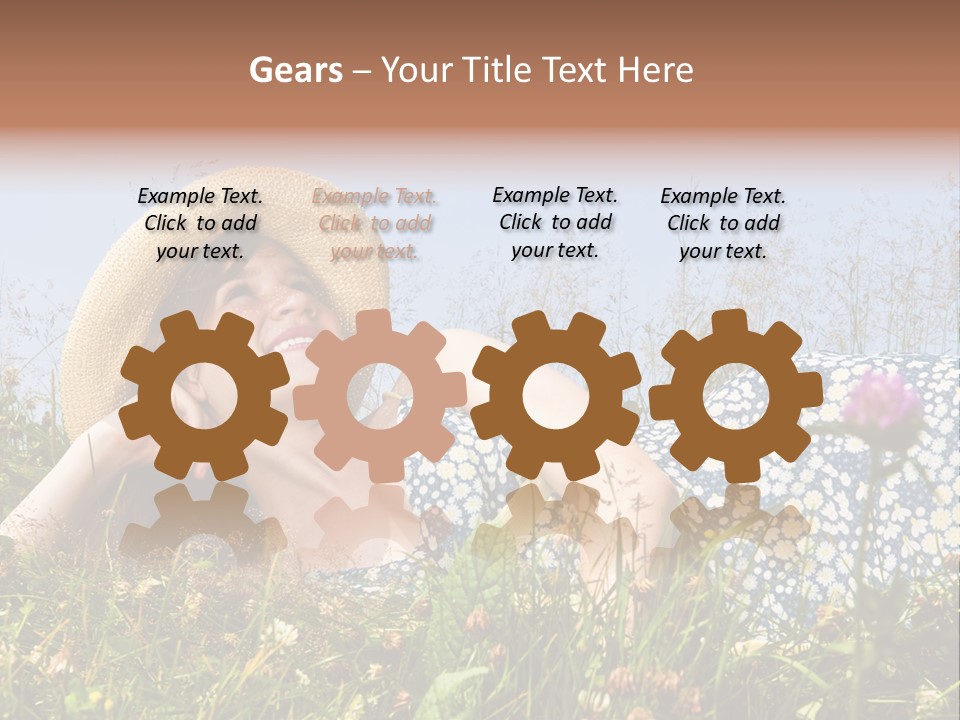 Outside Pretty Bright PowerPoint Template