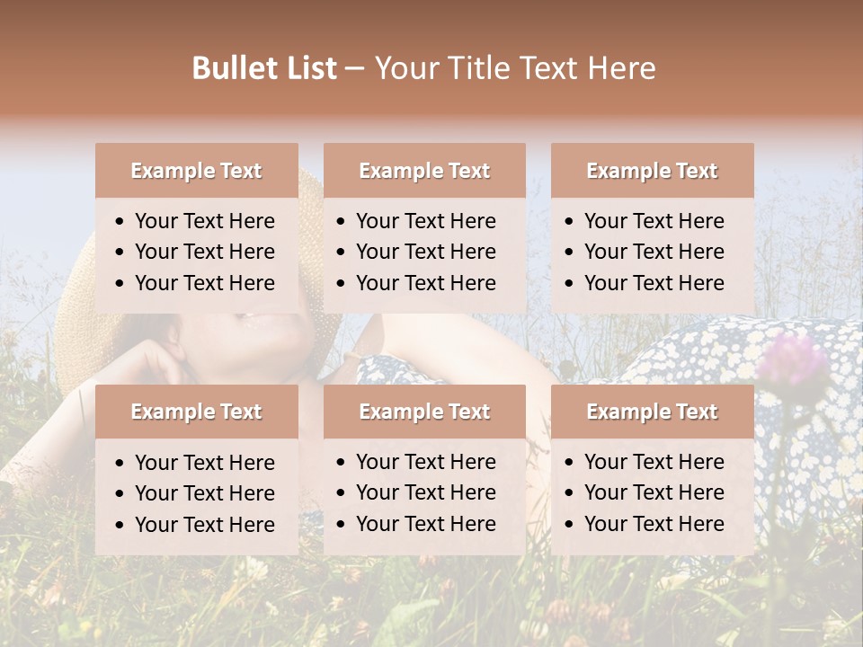 Outside Pretty Bright PowerPoint Template