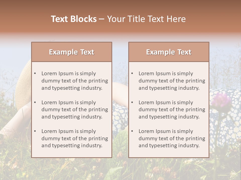 Outside Pretty Bright PowerPoint Template