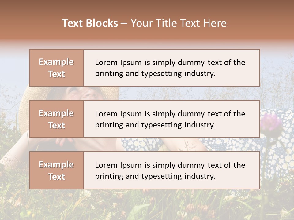 Outside Pretty Bright PowerPoint Template