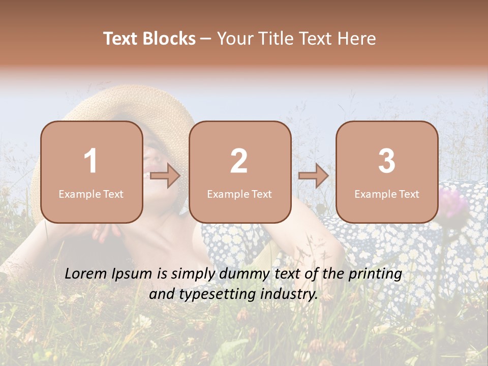 Outside Pretty Bright PowerPoint Template