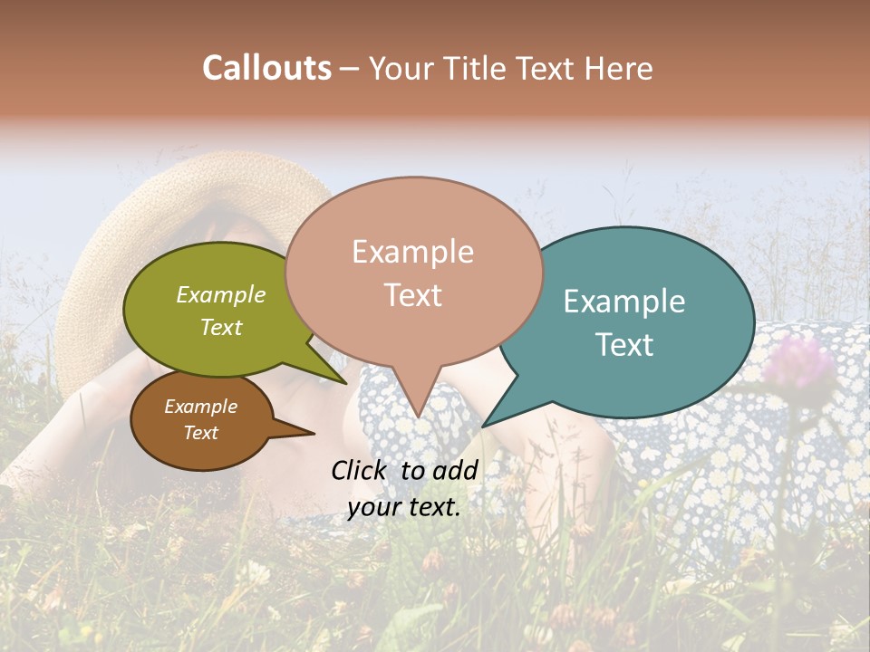 Outside Pretty Bright PowerPoint Template