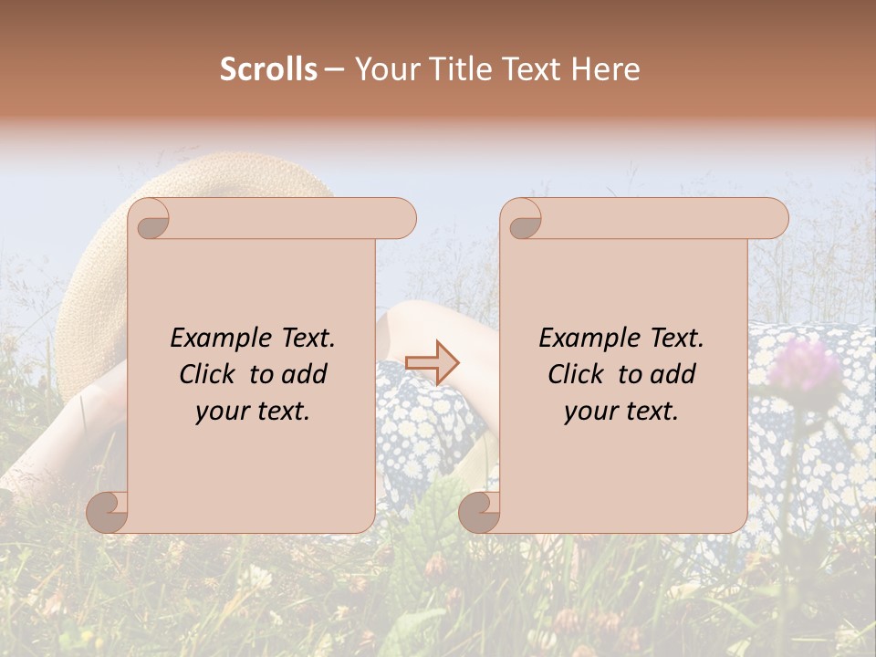 Outside Pretty Bright PowerPoint Template