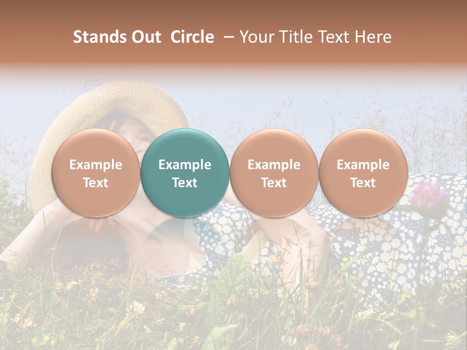 Outside Pretty Bright PowerPoint Template