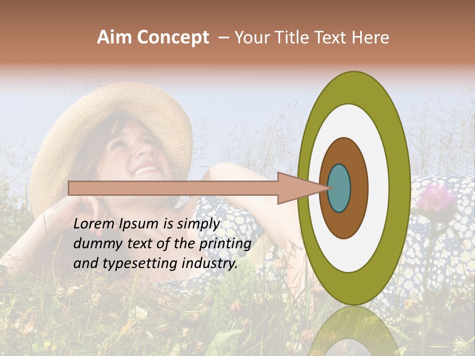 Outside Pretty Bright PowerPoint Template