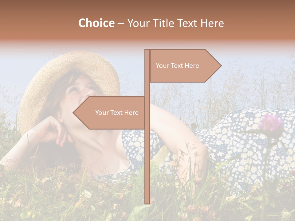 Outside Pretty Bright PowerPoint Template