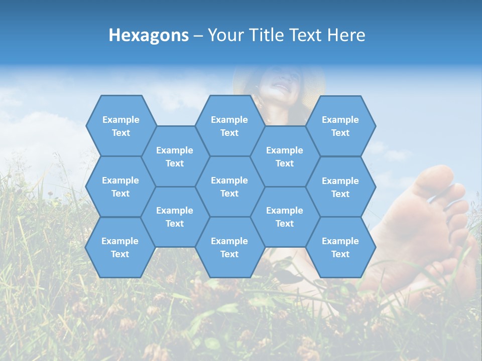 Barefoot Girl PowerPoint Template