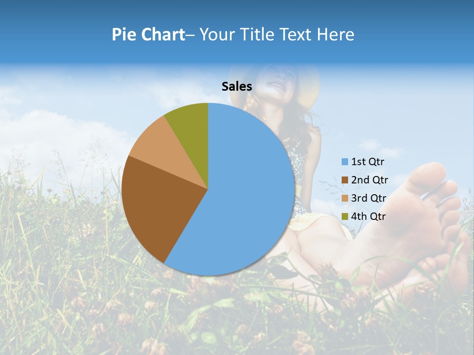 Barefoot Girl PowerPoint Template