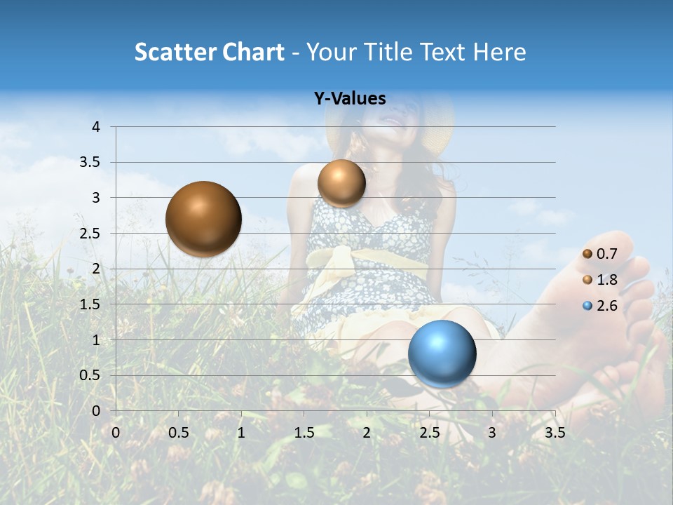 Barefoot Girl PowerPoint Template