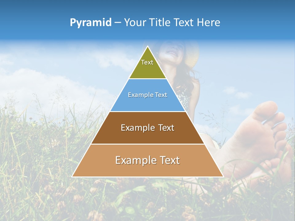 Barefoot Girl PowerPoint Template