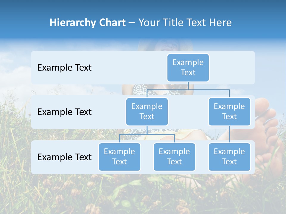 Barefoot Girl PowerPoint Template