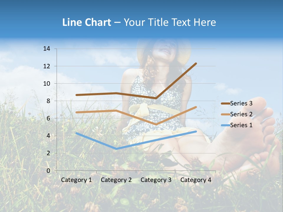 Barefoot Girl PowerPoint Template