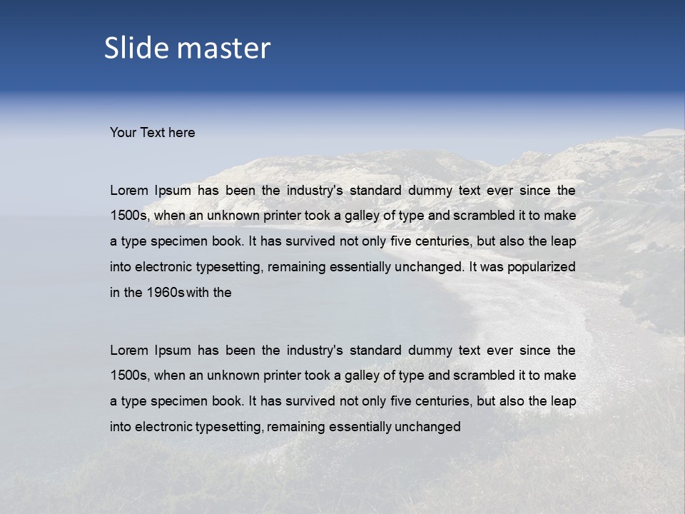 Rock Of Aphrodite PowerPoint Template