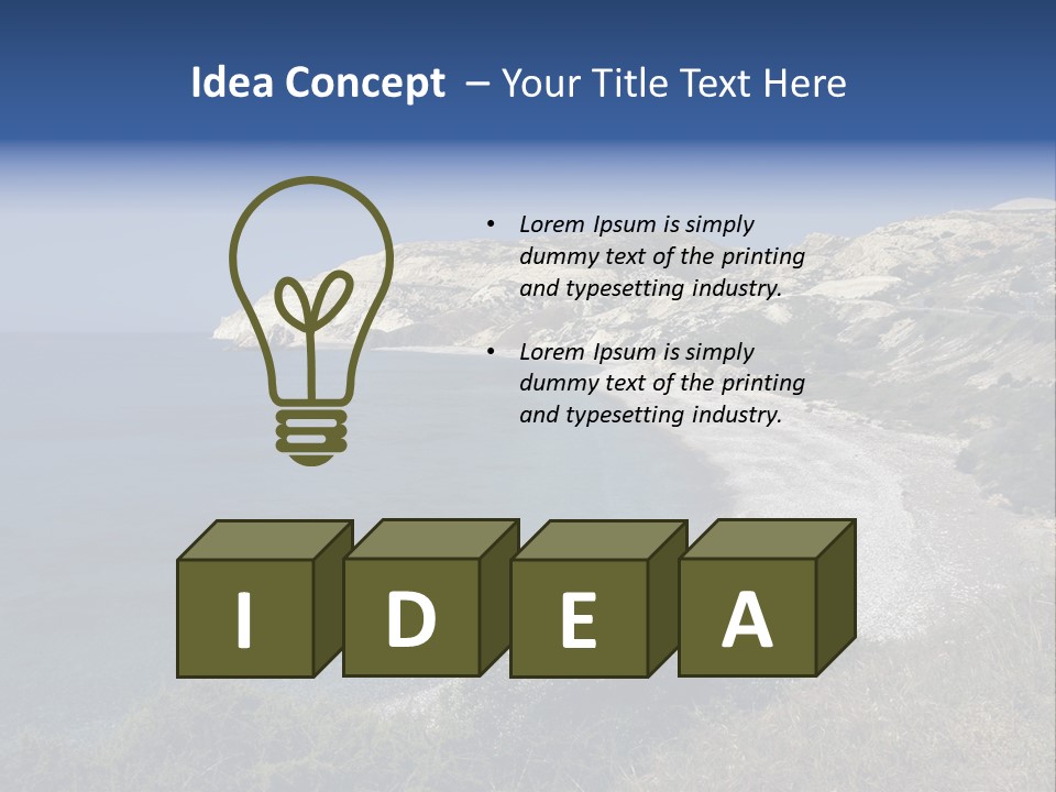 Rock Of Aphrodite PowerPoint Template