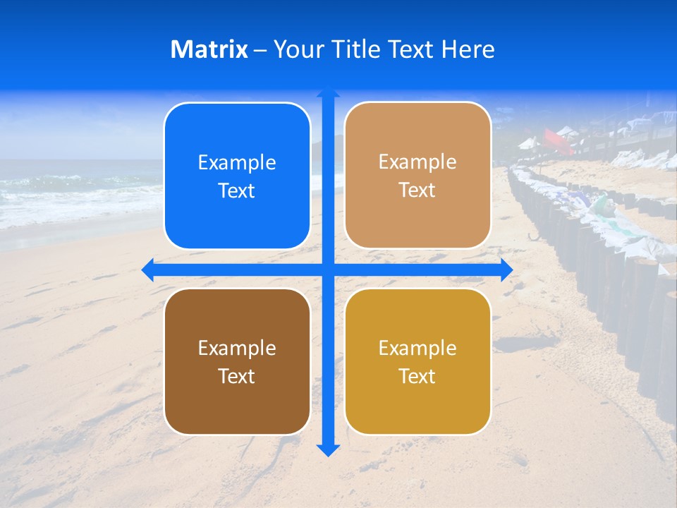 Ocean Red Vacation PowerPoint Template