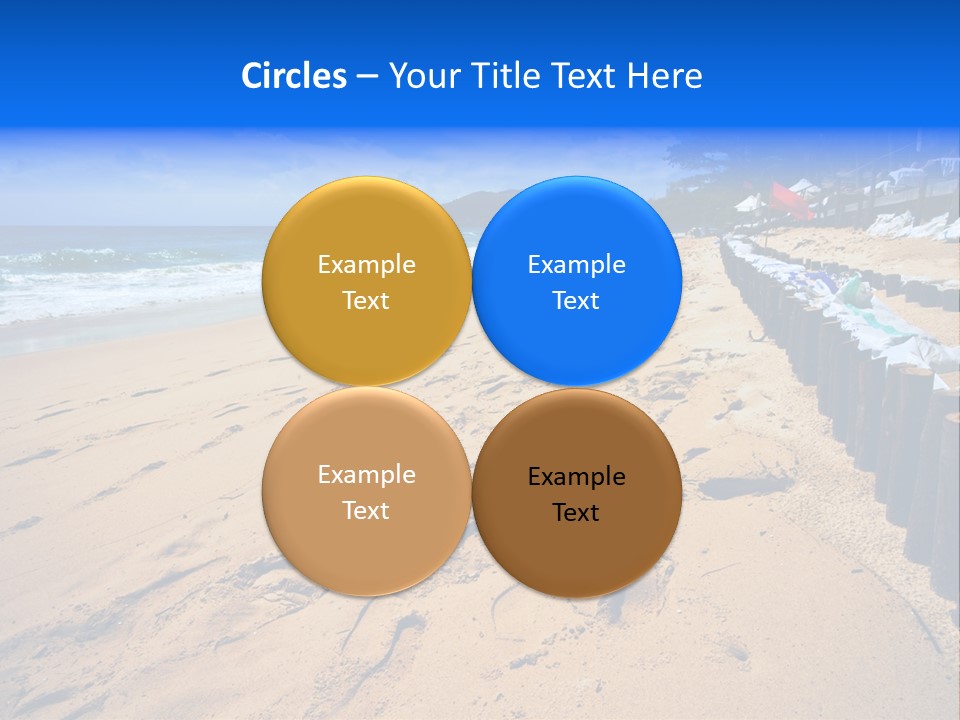 Ocean Red Vacation PowerPoint Template