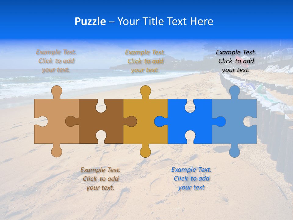 Ocean Red Vacation PowerPoint Template