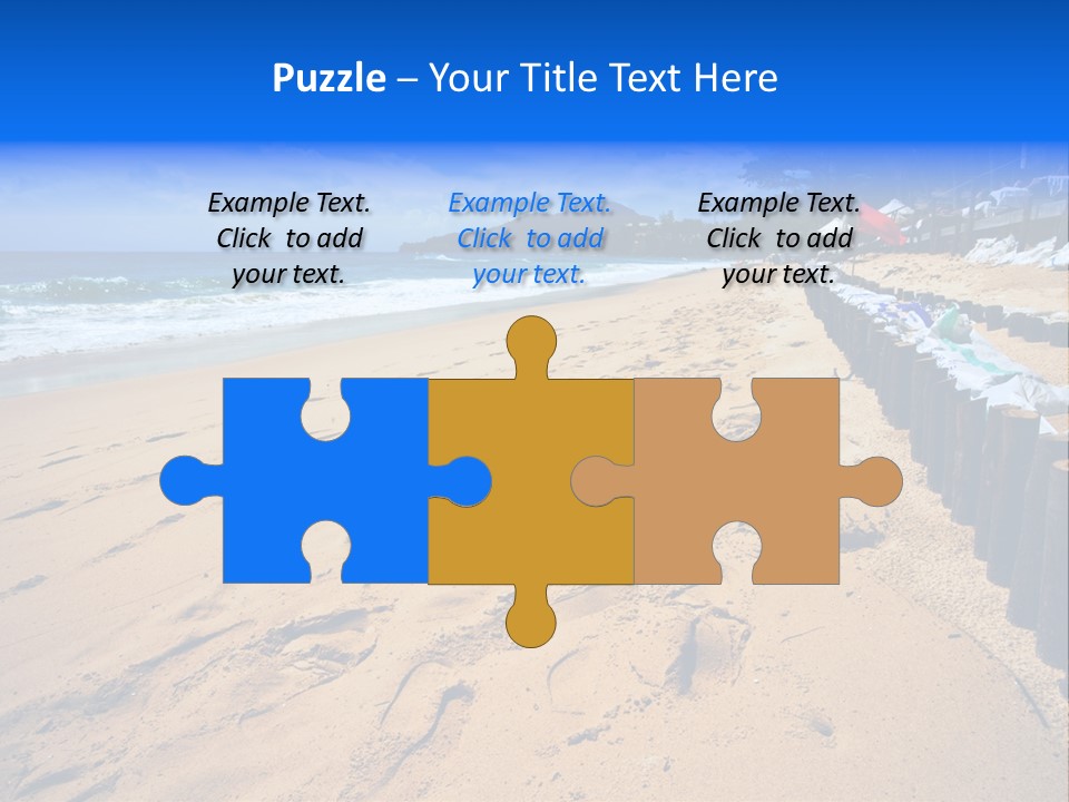 Ocean Red Vacation PowerPoint Template