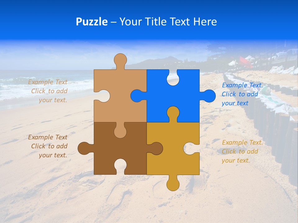 Ocean Red Vacation PowerPoint Template