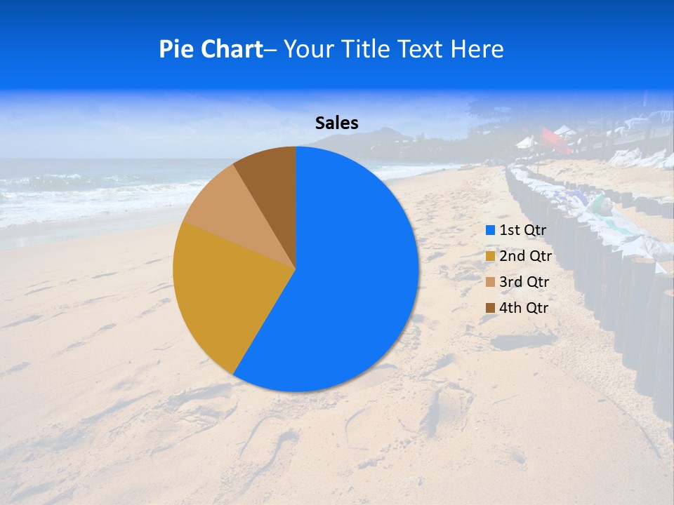 Ocean Red Vacation PowerPoint Template