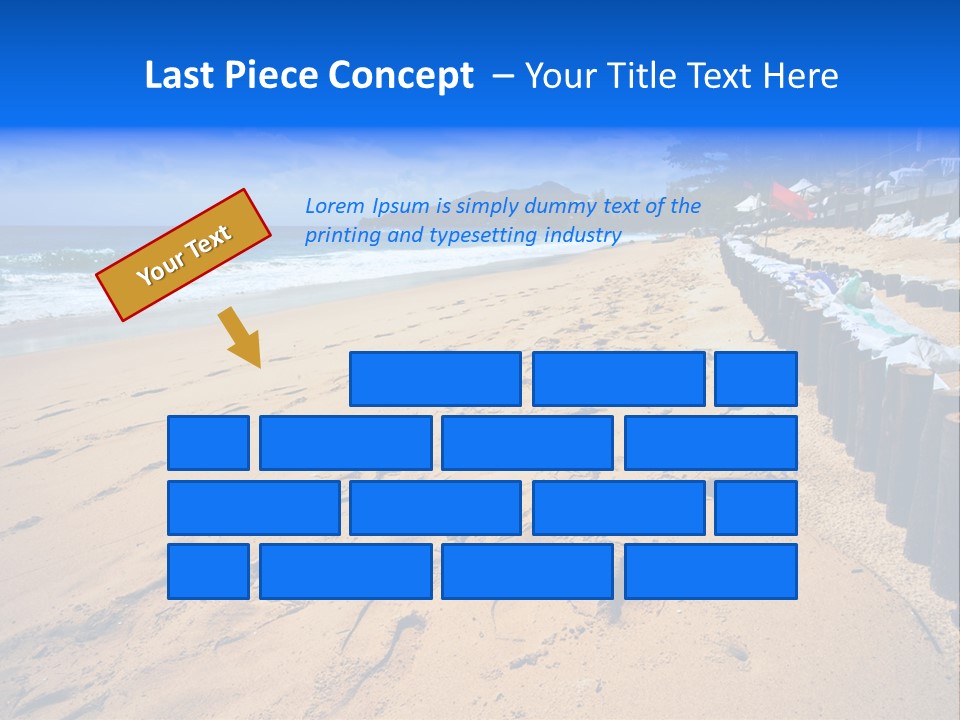 Ocean Red Vacation PowerPoint Template