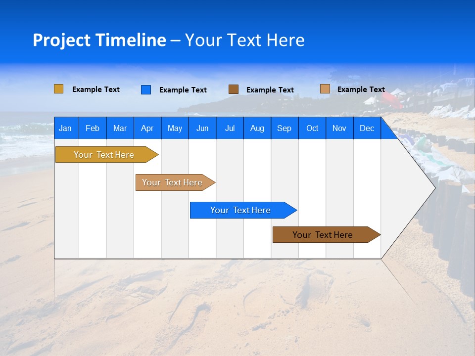Ocean Red Vacation PowerPoint Template