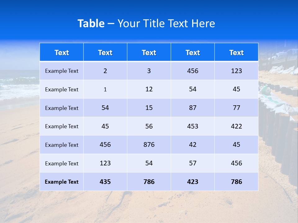 Ocean Red Vacation PowerPoint Template