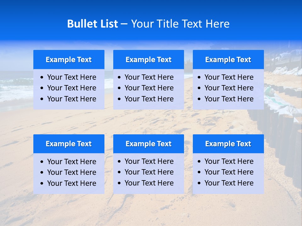 Ocean Red Vacation PowerPoint Template