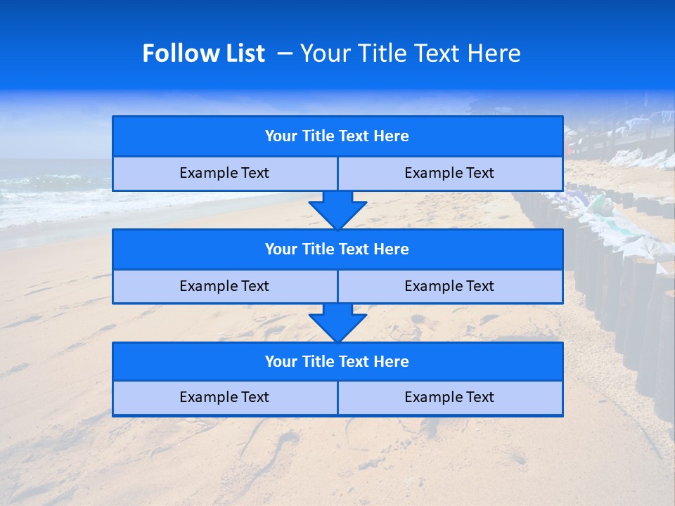 Ocean Red Vacation PowerPoint Template