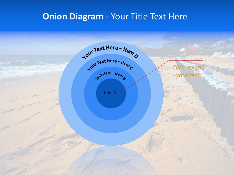 Ocean Red Vacation PowerPoint Template