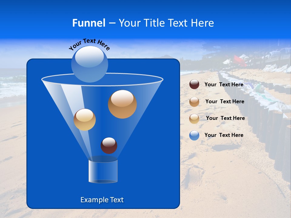 Ocean Red Vacation PowerPoint Template