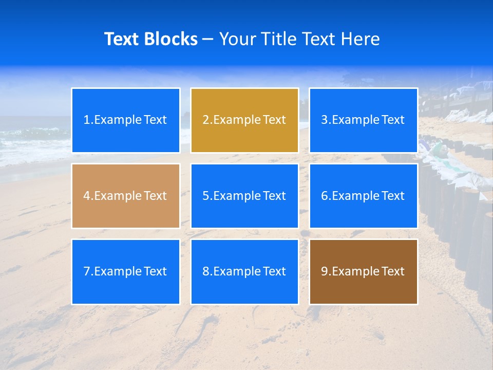 Ocean Red Vacation PowerPoint Template