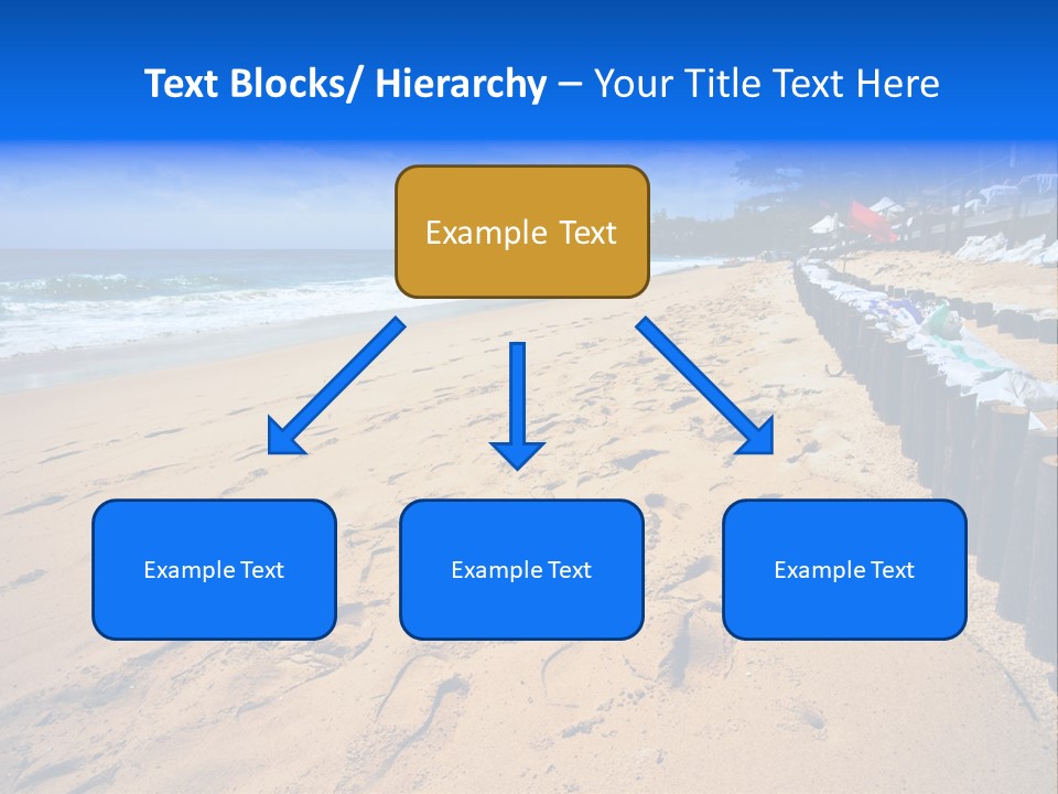 Ocean Red Vacation PowerPoint Template