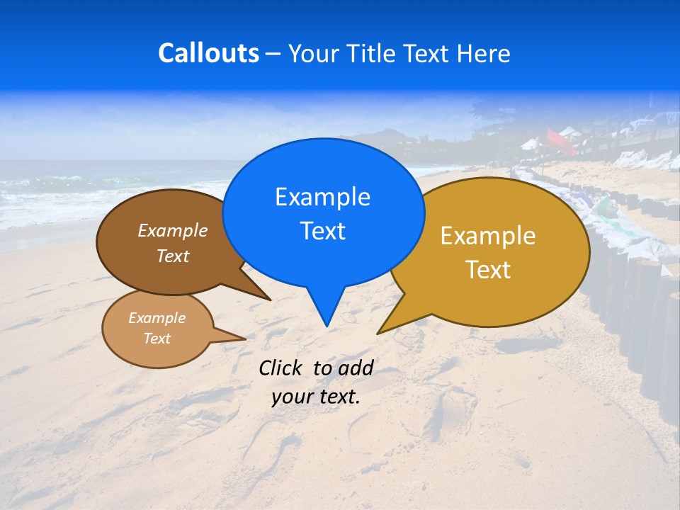 Ocean Red Vacation PowerPoint Template