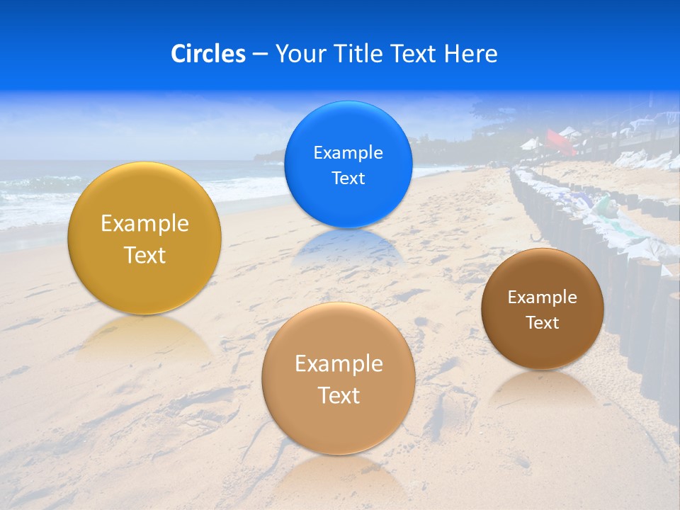 Ocean Red Vacation PowerPoint Template