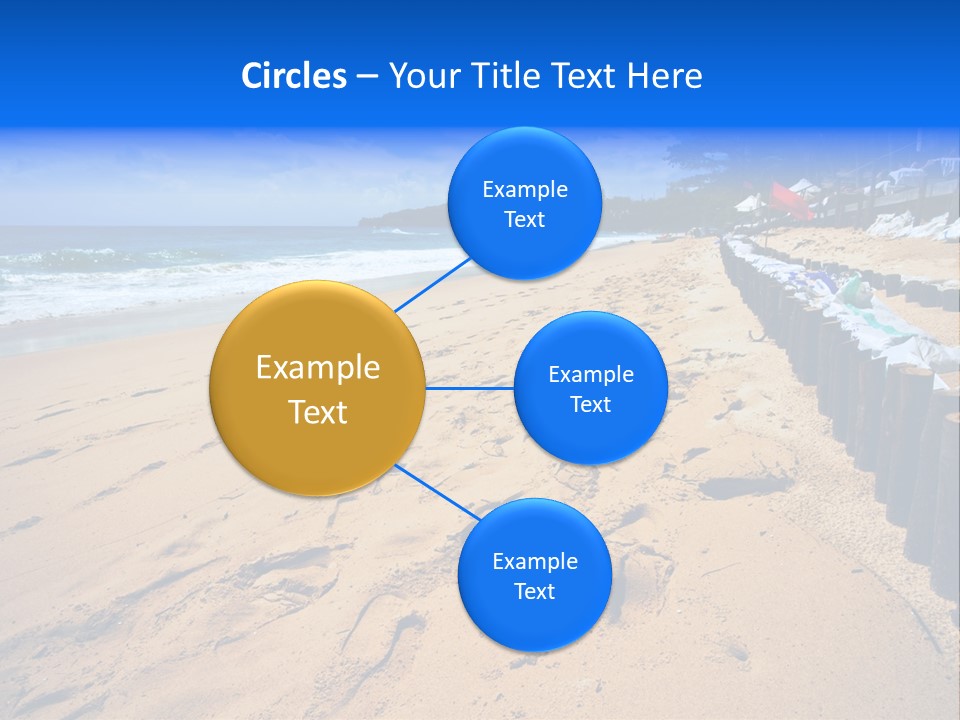 Ocean Red Vacation PowerPoint Template