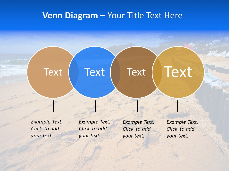 Ocean Red Vacation PowerPoint Template