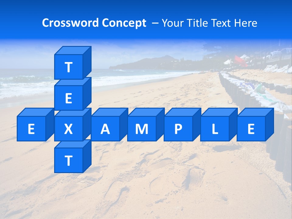 Ocean Red Vacation PowerPoint Template