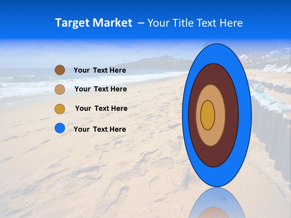 Ocean Red Vacation PowerPoint Template