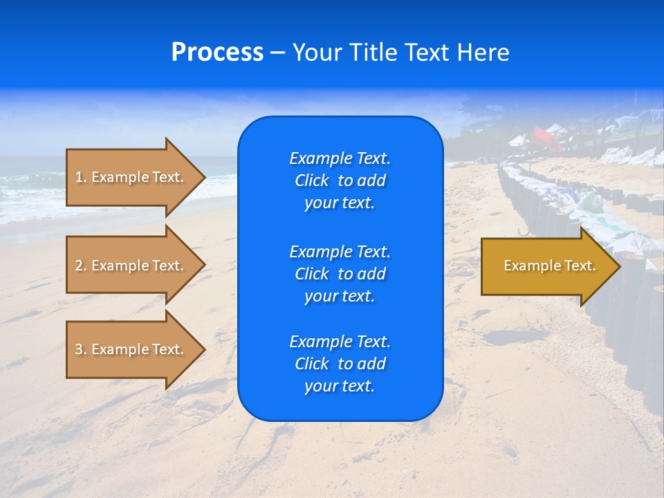 Ocean Red Vacation PowerPoint Template