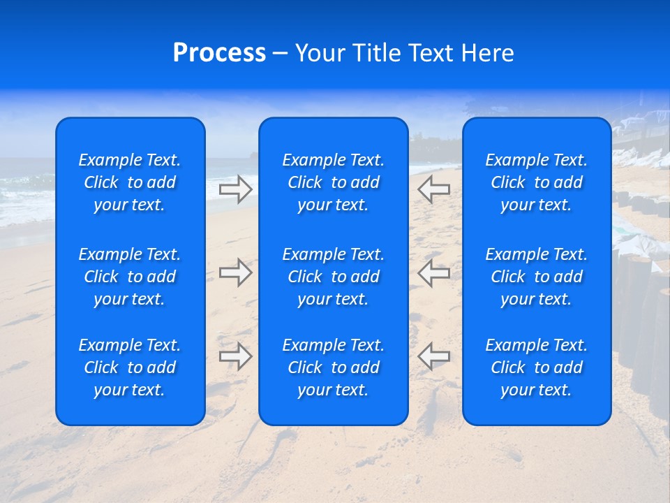 Ocean Red Vacation PowerPoint Template