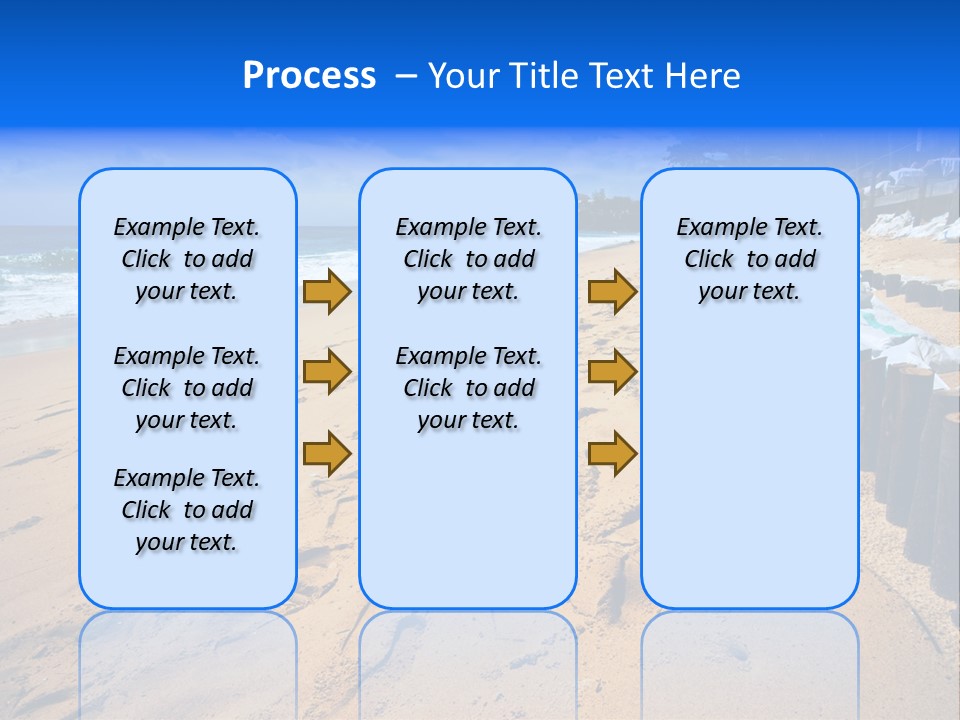 Ocean Red Vacation PowerPoint Template