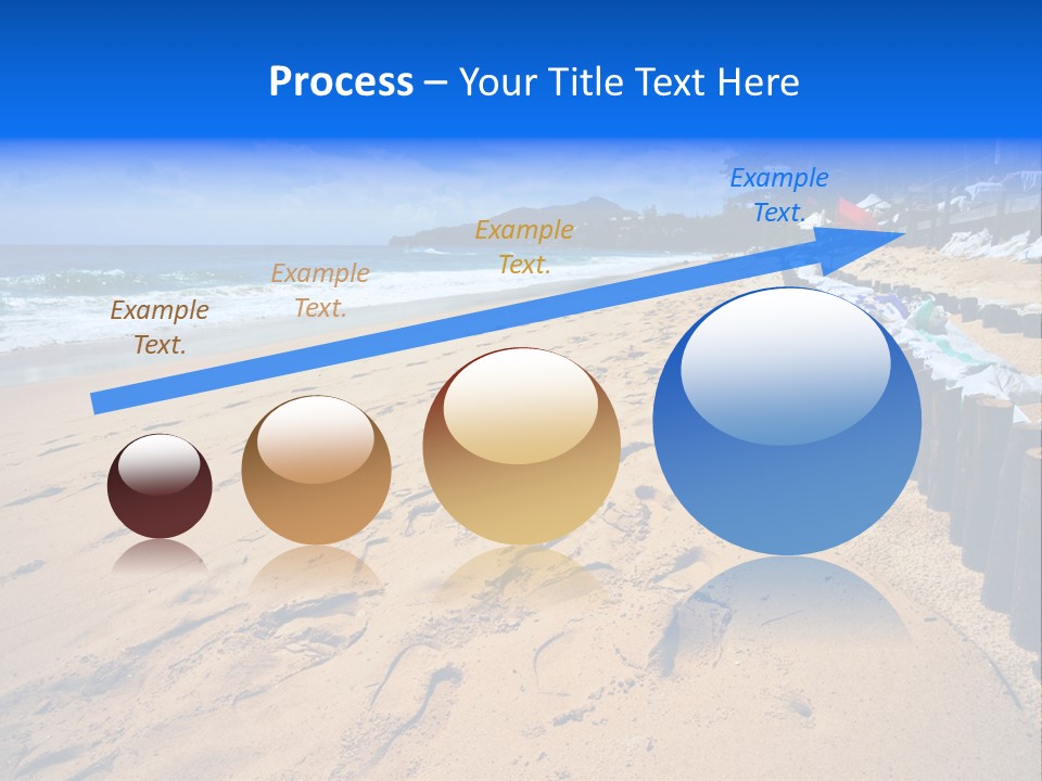 Ocean Red Vacation PowerPoint Template