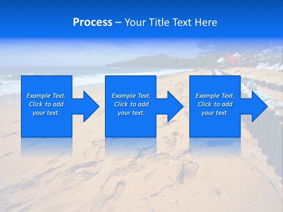 Ocean Red Vacation PowerPoint Template