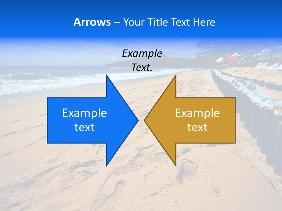 Ocean Red Vacation PowerPoint Template