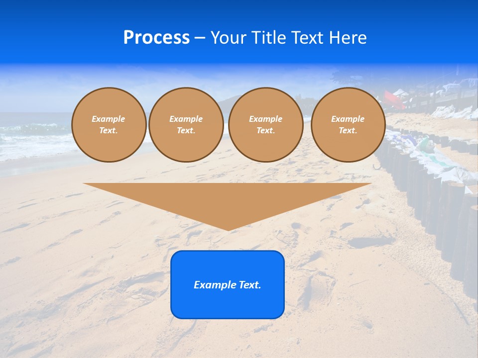 Ocean Red Vacation PowerPoint Template
