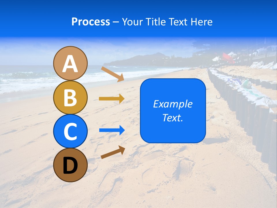 Ocean Red Vacation PowerPoint Template