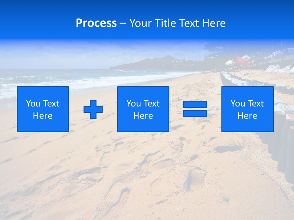 Ocean Red Vacation PowerPoint Template