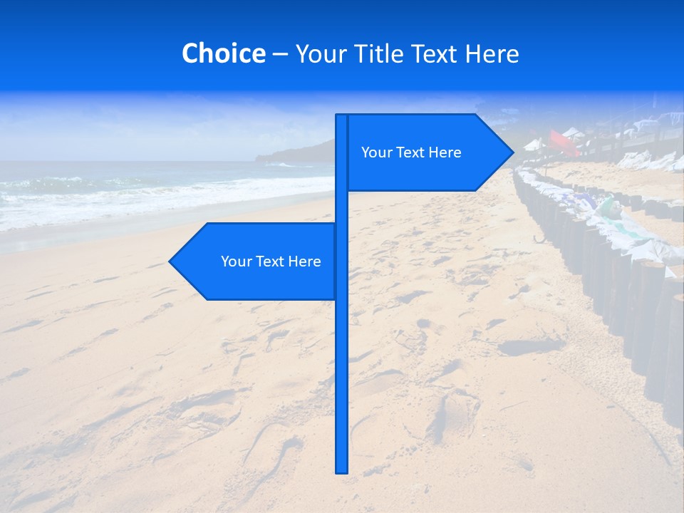 Ocean Red Vacation PowerPoint Template