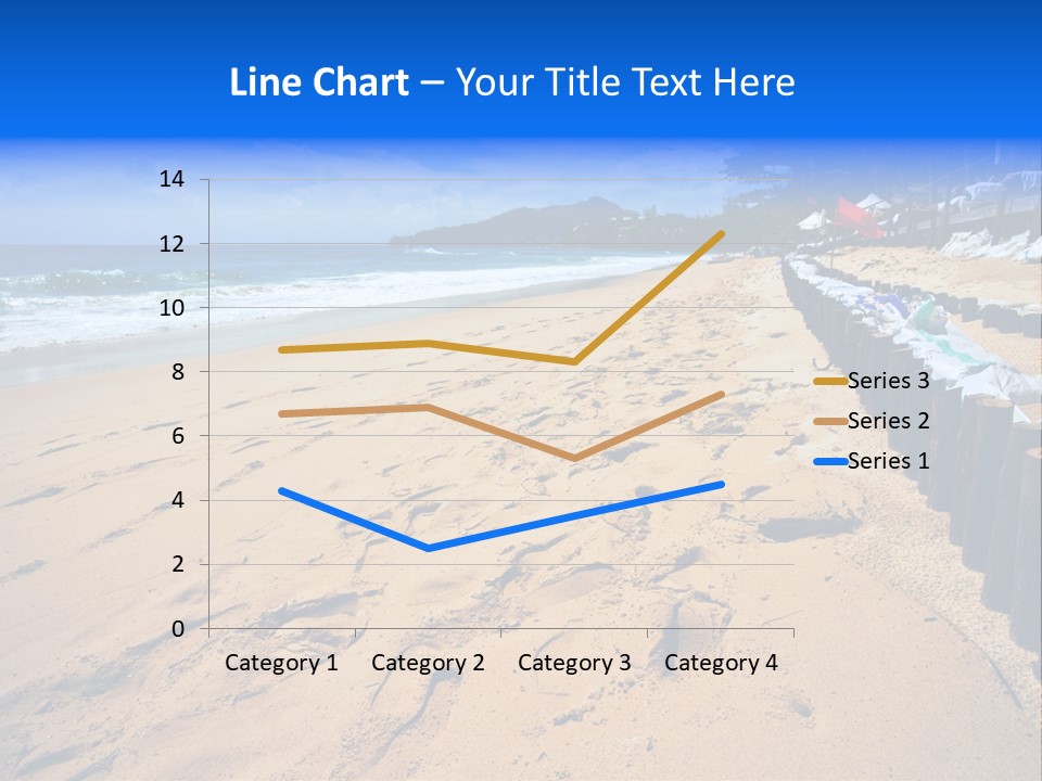 Ocean Red Vacation PowerPoint Template